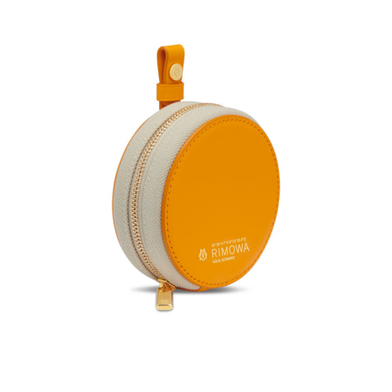 Never Still Round Mini Pouch Sand / Mango