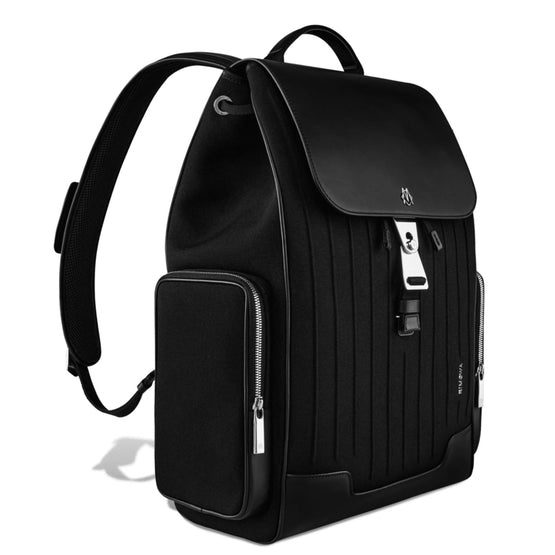 Never Still Flap Backpack Larg Black