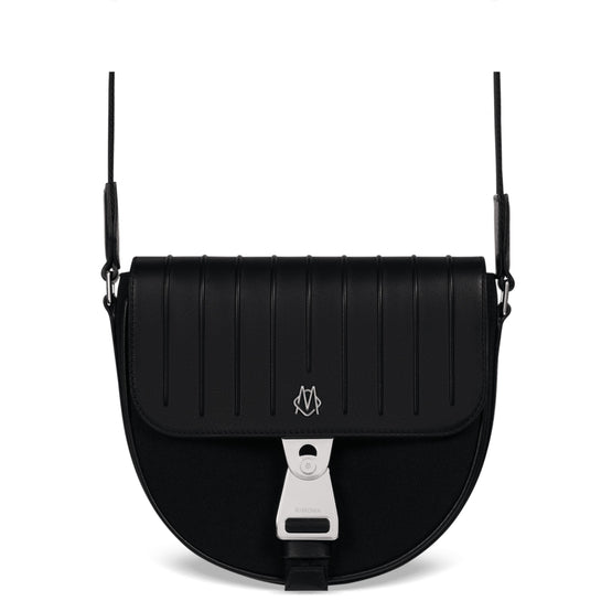 Never Still Crossbody Flap Bag Black