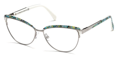 Emilio Pucci EP505701455 Optical Frames - Shiny Light Ruthenium- Metal