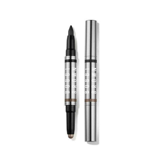 Long-Wear Cream Shadow & Kohl Liner - Pewter - Black Velvet