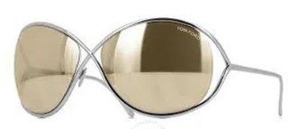 Tom Ford FT106716C67 Sunglasses - Shiny Palladium