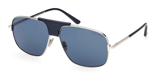 Tom Ford FT109616V62 Sunglasses - Shiny Palladium