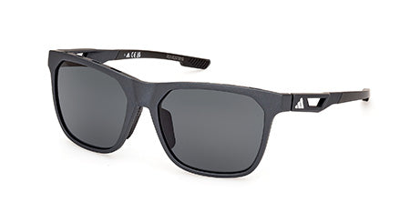 Adidas SP009102D55 Sunglasses - Matte Black