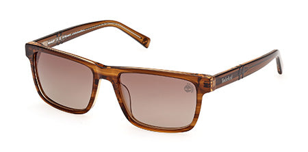 Timberland TB0002048H55 Sunglasses - Shiny Dark Brown