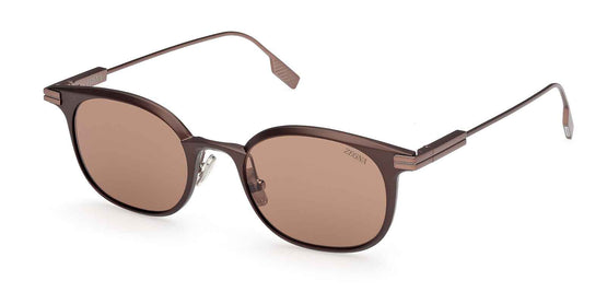 Ermenegildo Zegna EZ026037E50 Sunglasses - Matte Dark Bronze