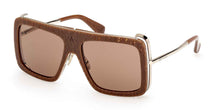 Max Mara MM011956E57 Sunglasses - Havana