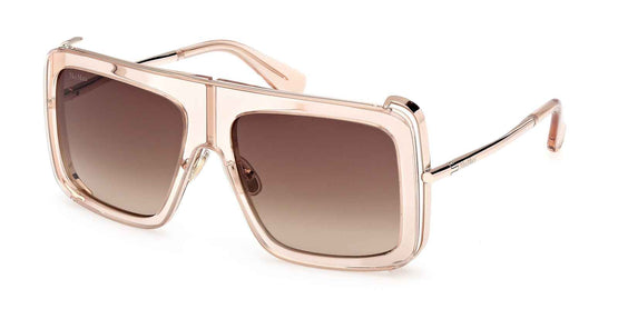Max Mara MM011945F57 Sunglasses - Shiny Light Brown