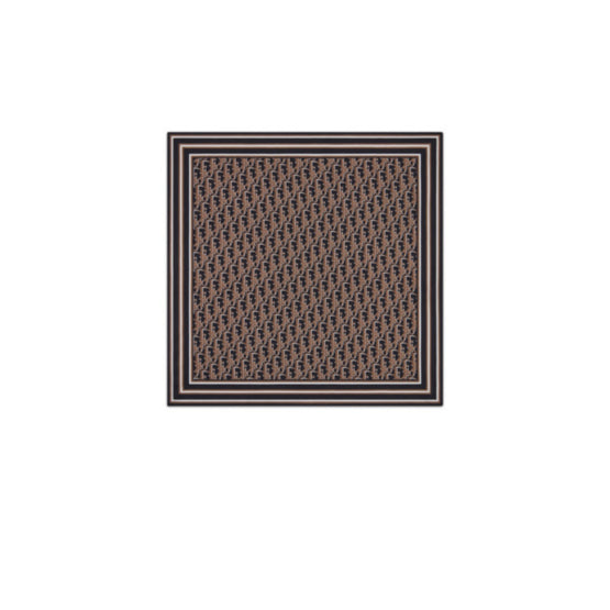 Men Dior Oblique Bandana - Fantaisie Fond Bleu