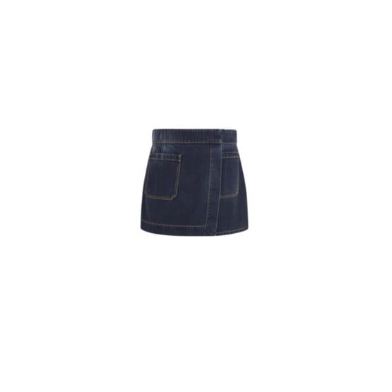 Women Shorts - Bleu