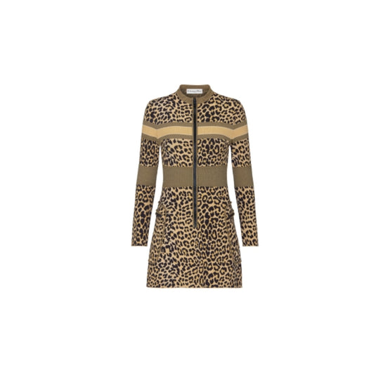 Women Short Dress - Fantaisie Jaune/Orange