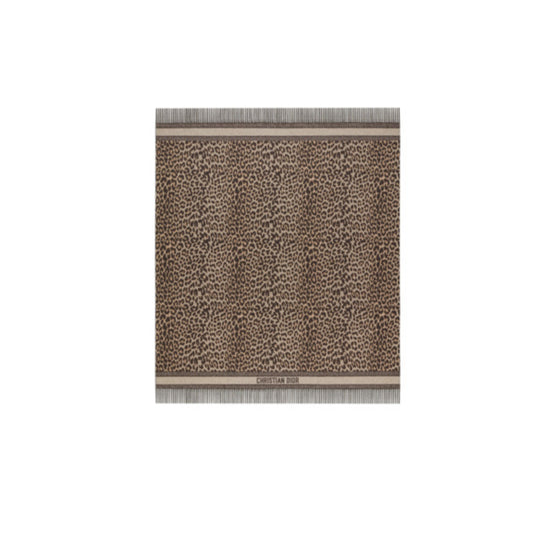 Women Mizza Reversible Blanket - Fantaisie Fond Beige