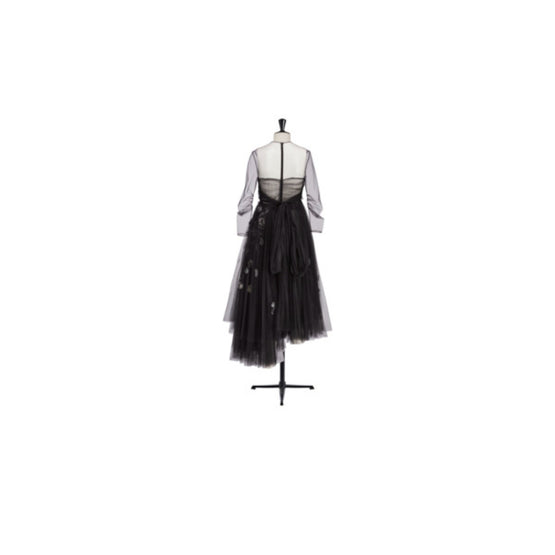 Women Pleated Dress - Noir
