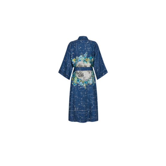 Women Dior Chez Moi Dressing Gown - Fantaisie Bleu