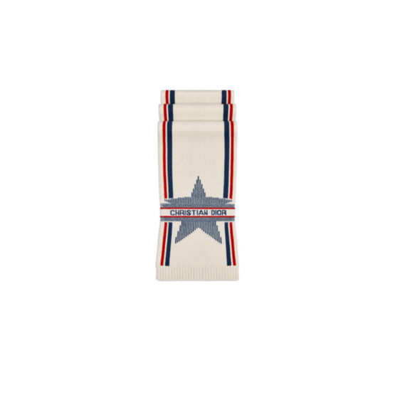 Women DiorAlps Scarf - Fantaisie Fond Blanc