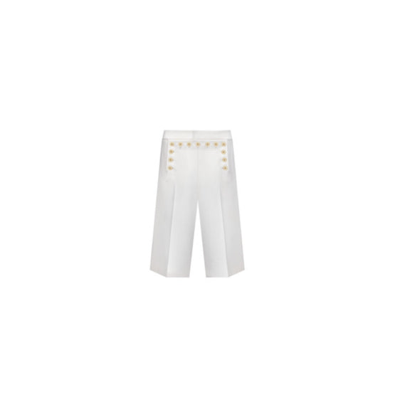 Women Bermuda Sailor Shorts - Ecru