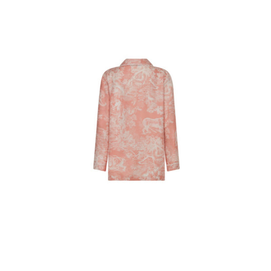 Women Dior Chez Moi Shirt - Fantaisie Rose/Violet