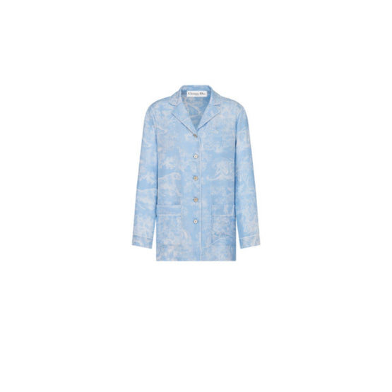 Women Dior Chez Moi Shirt - Fantaisie Bleu