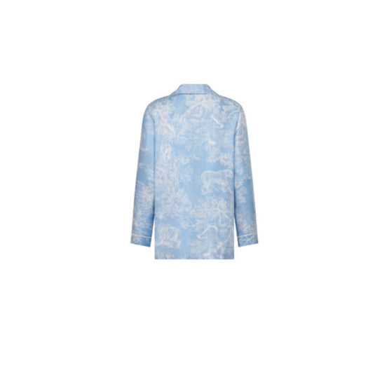 Women Dior Chez Moi Shirt - Fantaisie Bleu