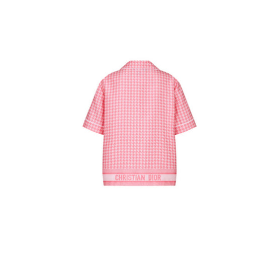 Women Dior Chez Moi Short-Sleeved Shirt - Fantaisie Rose/Violet