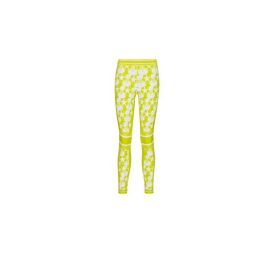 Women Leggings - Fantaisie Jaune/Orange