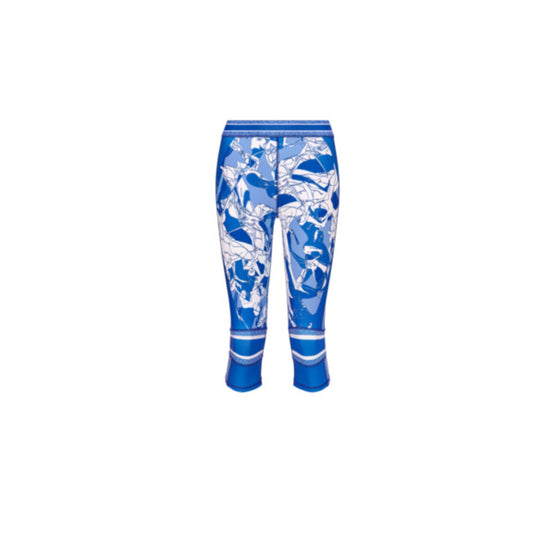 Women Cropped Leggings - Multicolore