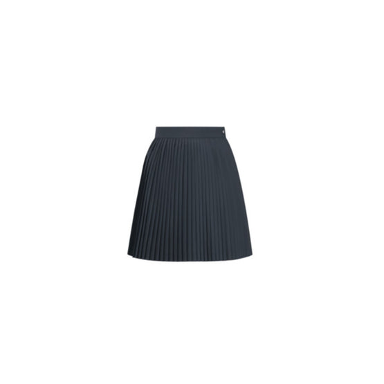 Women Pleated Miniskirt - Bleu