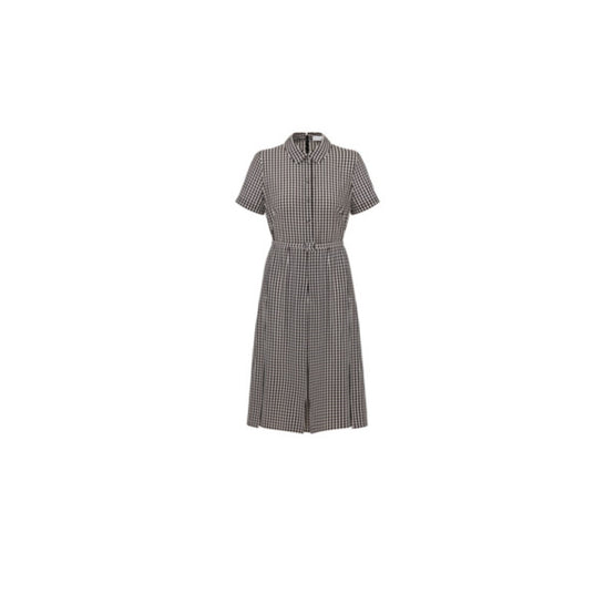 Women Mid-Length Shirt Dress - Fantaisie Noir