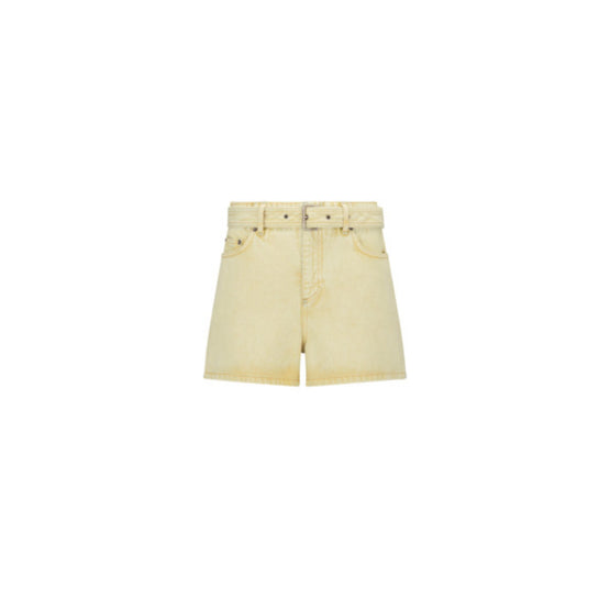 Women Shorts - Fantaisie Jaune/Orange