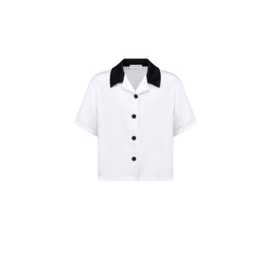 Women Dior Vibe Blouse - Blanc