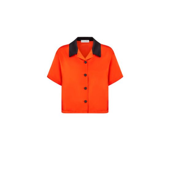 Women Dior Vibe Blouse - Orange
