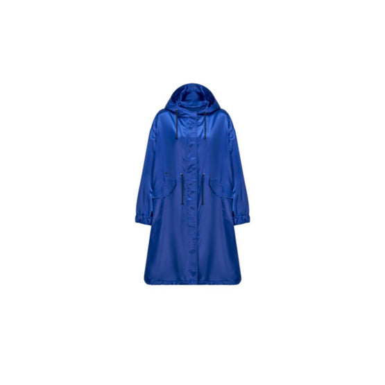 Women Dior Vibe Lightweight Hooded Parka - Bleu