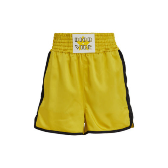Women Dior Vibe Shorts - Jaune