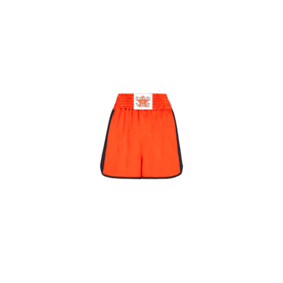 Women Dior Vibe Shorts - Orange