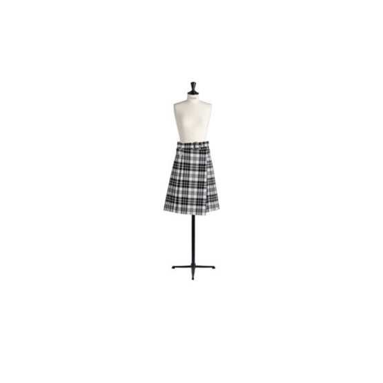 Women Pleated Skirt - Fantaisie Blanc