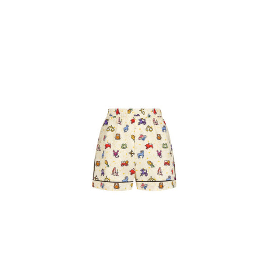 Women Dior Chez Moi Shorts - Fantaisie Blanc