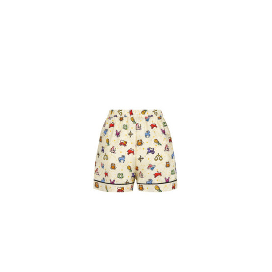 Women Dior Chez Moi Shorts - Fantaisie Blanc