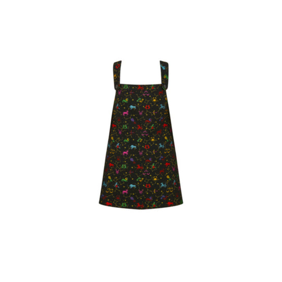 Women Short Zipped Dress - Multicolore