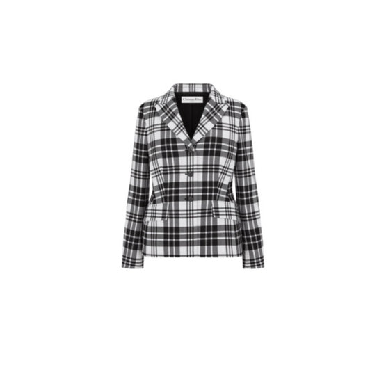 Women Fitted Jacket - Fantaisie Blanc