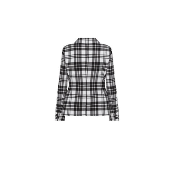 Women Fitted Jacket - Fantaisie Blanc