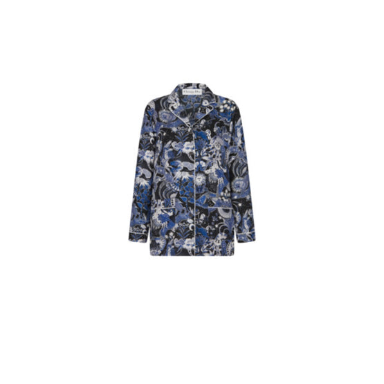 Women Dior Chez Moi Shirt - Fantaisie Bleu