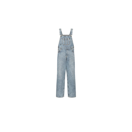 Women Overalls Denim Suit - Bleu
