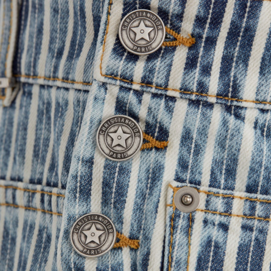 Women Overalls Denim Suit - Bleu