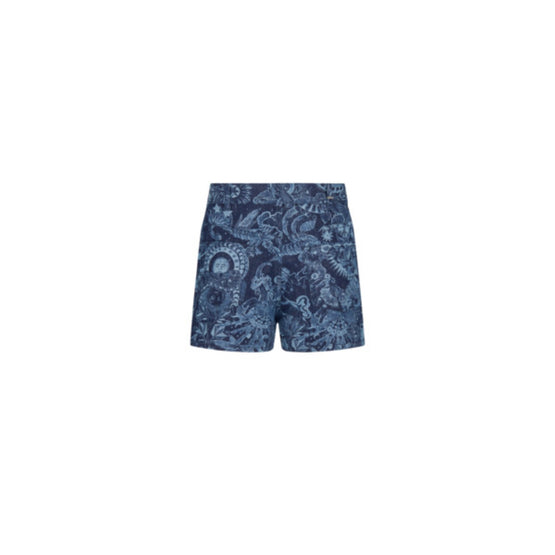 Women Shorts - Fantaisie Bleu
