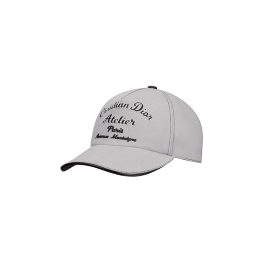 Men Christian Dior Atelier Baseball Cap - Fantaisie Fond Gris