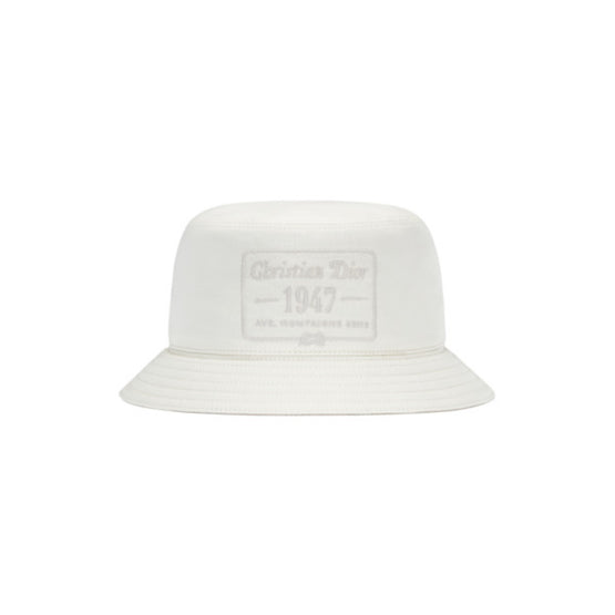 Men CD 1947 Bucket Hat - Fantaisie Fond Blanc