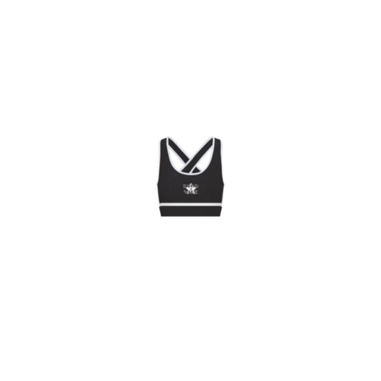 Women Dior Vibe Sports Bra - Fantaisie Noir