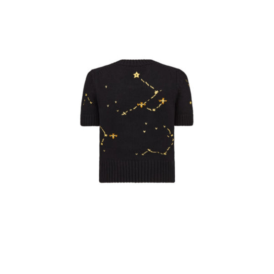 Women Short-Sleeved Sweater - Multicolore