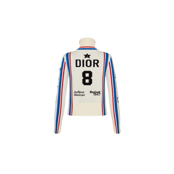 Women Stand Collar Jacket - Fantaisie Blanc