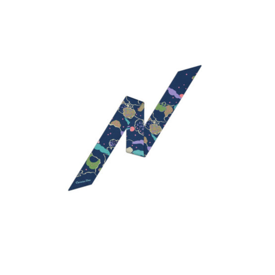 Women Dior Ciel de Rêve Mitzah Scarf - Bleu